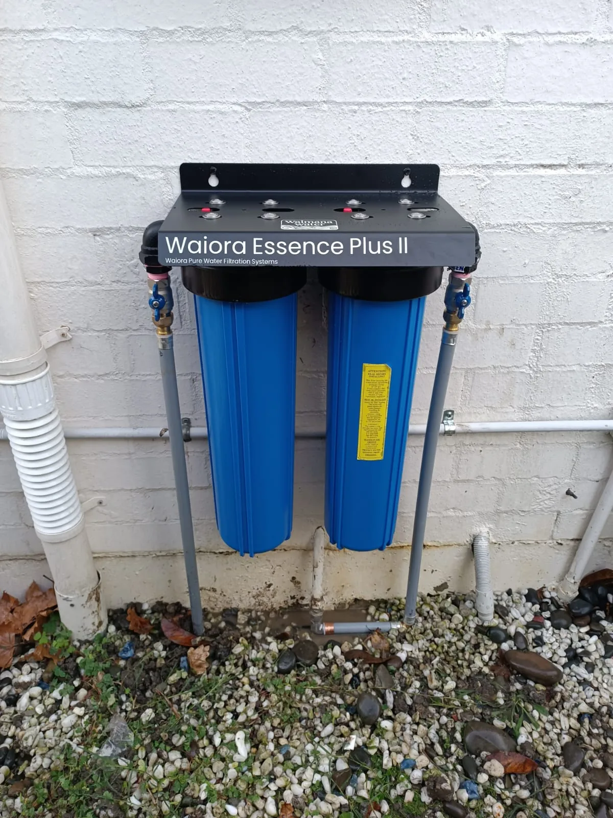 Filtration Station installation photo